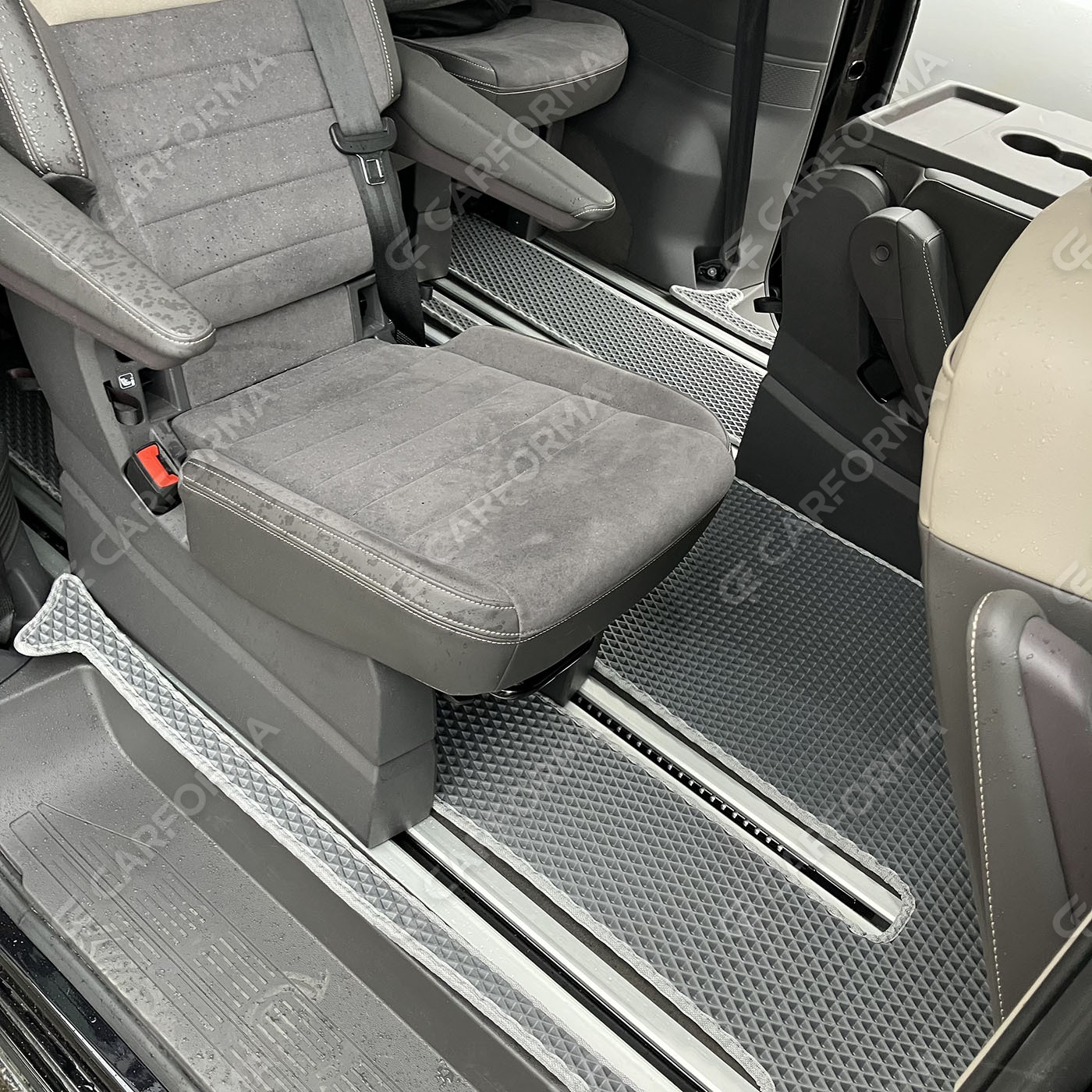 Ворсовые коврики на Volkswagen Multivan (T7) 2021&nbsp;-&nbsp;2026 в Владивостоке