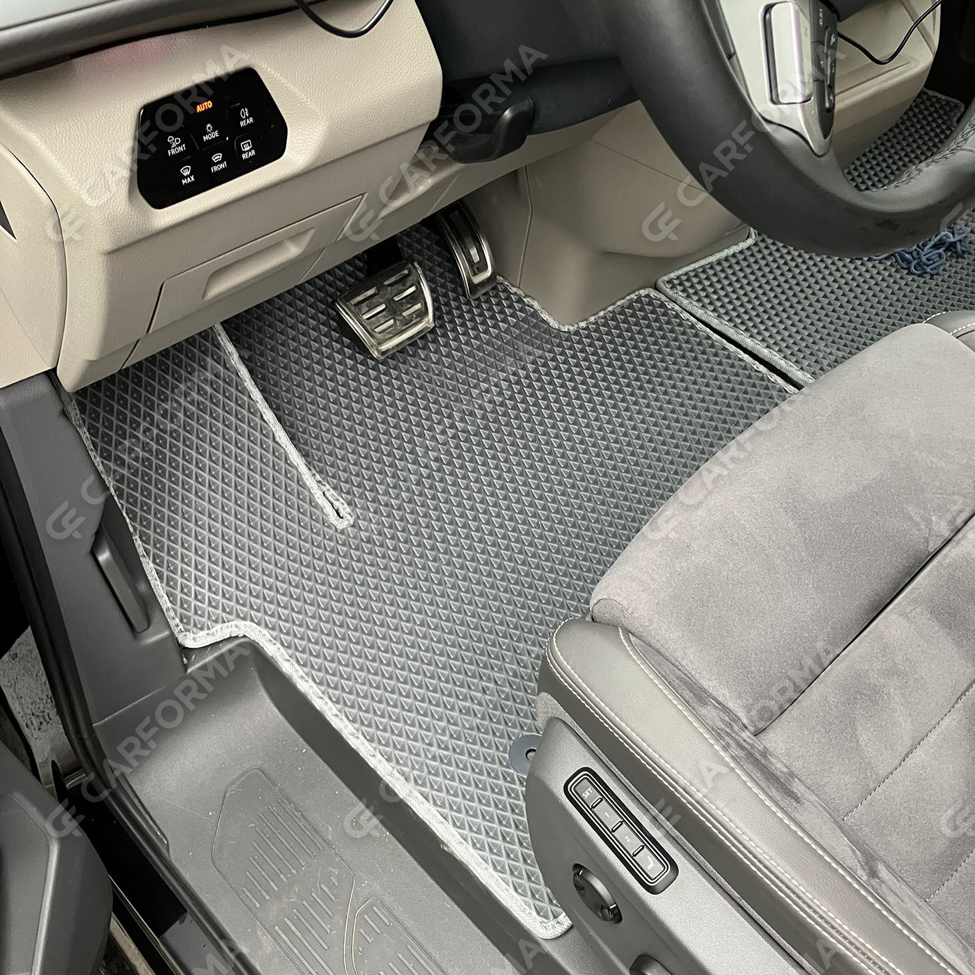 Ворсовые коврики на Volkswagen Multivan (T7) 2021&nbsp;-&nbsp;2026 в Владивостоке