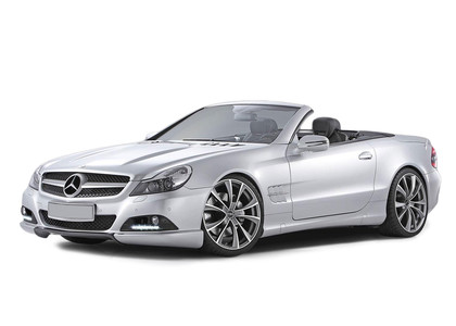 Ворсовые коврики на Mercedes SL (R230) 2001 - 2011 в Владивостоке