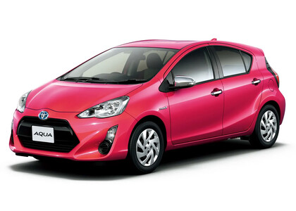Ворсовые коврики на Toyota Aqua (P10) 2011 - 2021 в Владивостоке