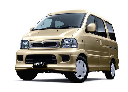 Коврики на Toyota Sparky 2000 - 2003 в Владивостоке