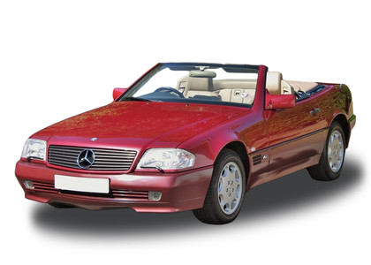 Ворсовые коврики на Mercedes SL (R129) 1989 - 2002 в Владивостоке