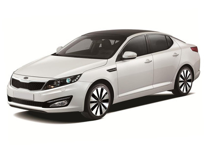 Ворсовые коврики на KIA Optima I 2010 - 2016 в Владивостоке