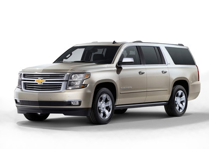 EVA коврики на Chevrolet Suburban 2014 - 2020 в Владивостоке
