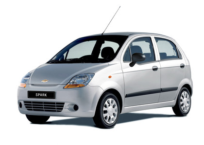 Ворсовые коврики на Chevrolet Spark II 2005 - 2010 в Владивостоке