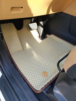 Коврики на KIA Carnival IV 7 мест без оттоманок 2020 - 2025 в Владивостоке Коврики на KIA Carnival IV 7 мест без оттоманок 2020 - 2025 в Владивостоке