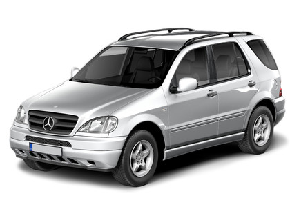 Ворсовые коврики на Mercedes ML (W163) 1997 - 2005 в Владивостоке